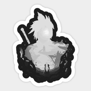 Another Reunion Grey V.:Final fantasy 7 remake Sticker